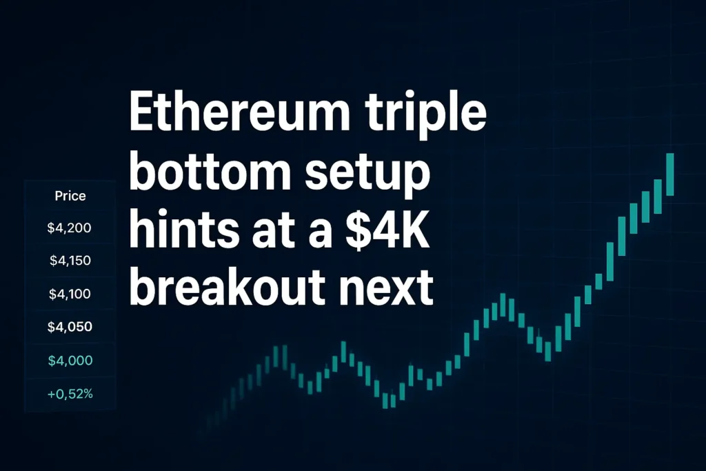 Ethereum triple bottom