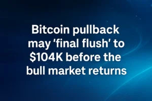 Bitcoin pullback